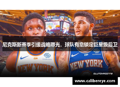 尼克斯新赛季引援战略曝光，球队有意锁定巨星级后卫